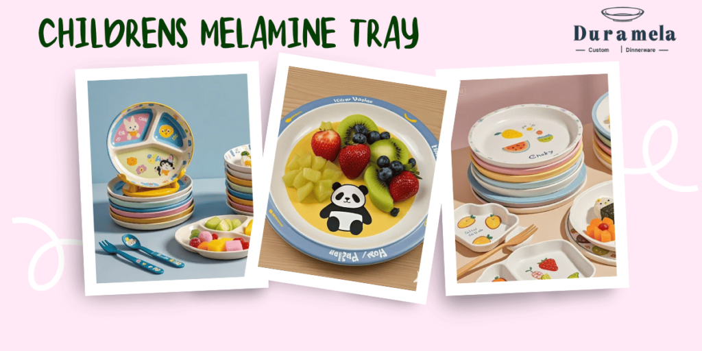 Custom Childrens Melamine Plates, Kids Plates - Duramela