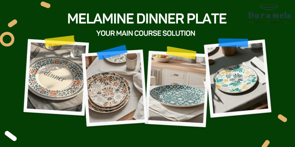 Custom Melamine Dinner Plate from Duramela