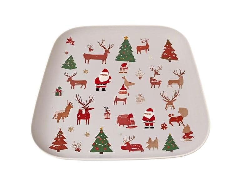 Custom Melamine Christmas Plates Wholesale