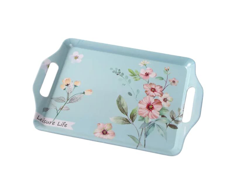 Custom Melamine Handled Tray, Factory Wholesale Price