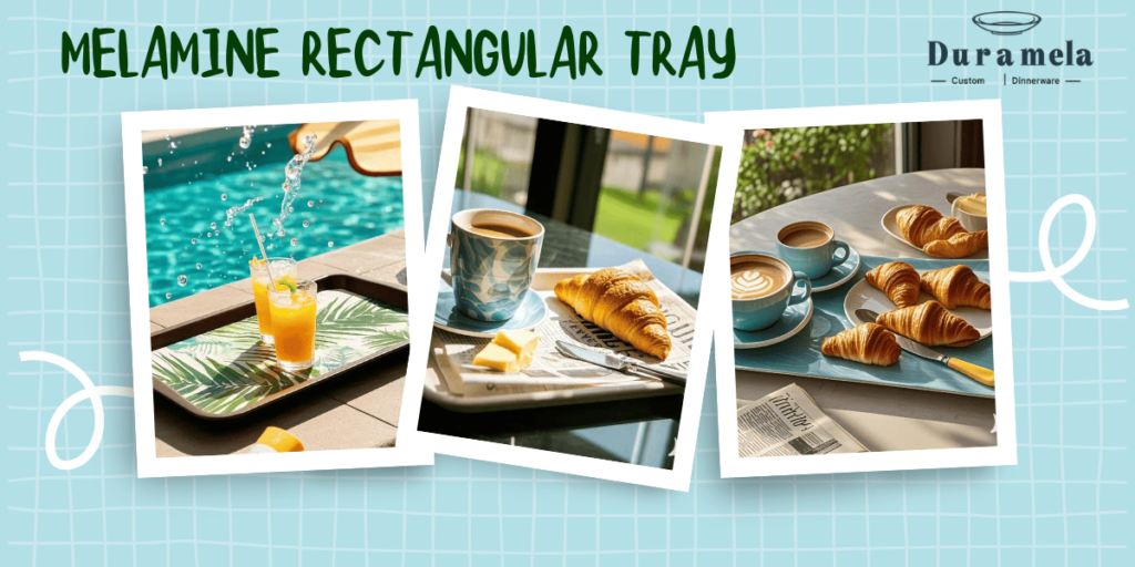 Melamine Rectangular Tray Collection