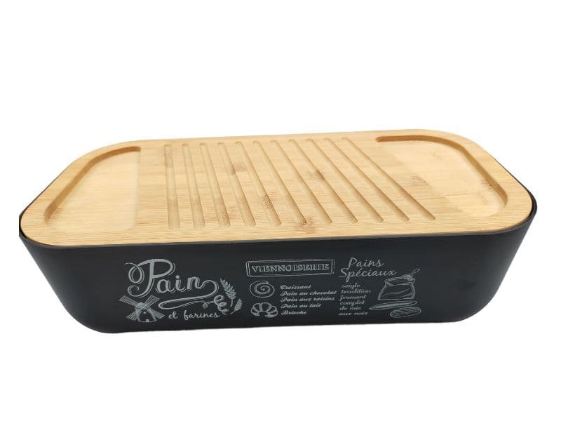 Custom Bamboo Fiber Lunch Box with Cutting Board Lid