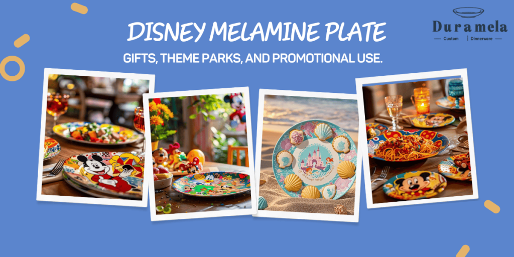 Custom Disney Melamine Plates from DuraMela