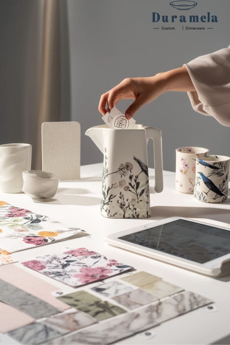 How to Custom Your Melamine Pitcher, Jug