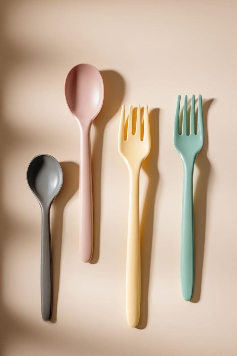Solid Color Melamine Cutlery