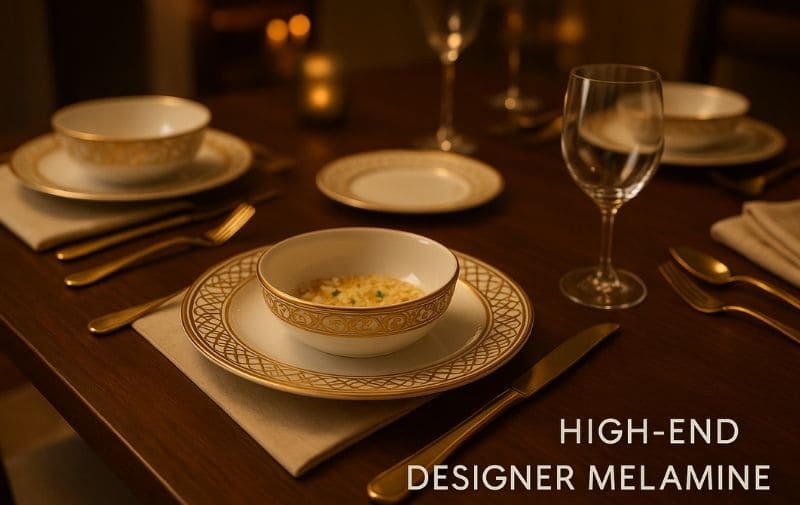 High-End Designer Melamine Tableware
