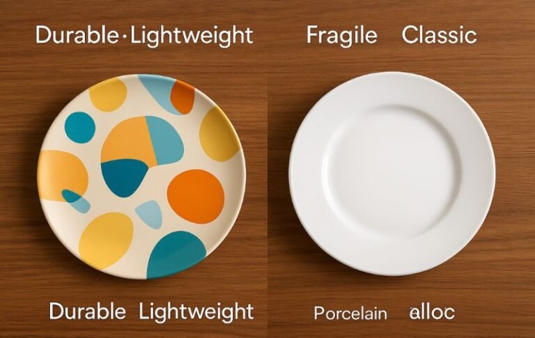 Plate Vs Rodding Melamine Plates vs Porcelain: Which is Best for You?