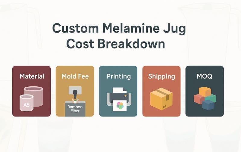 Cost Breakdown for Custom Jug Order