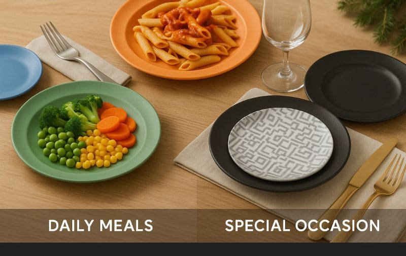 Daily Use vs. Special Occasion Melamine Plates