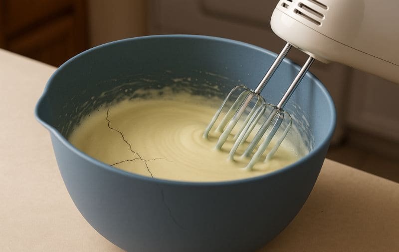 Damaged Bowl from Improper Mixer Use