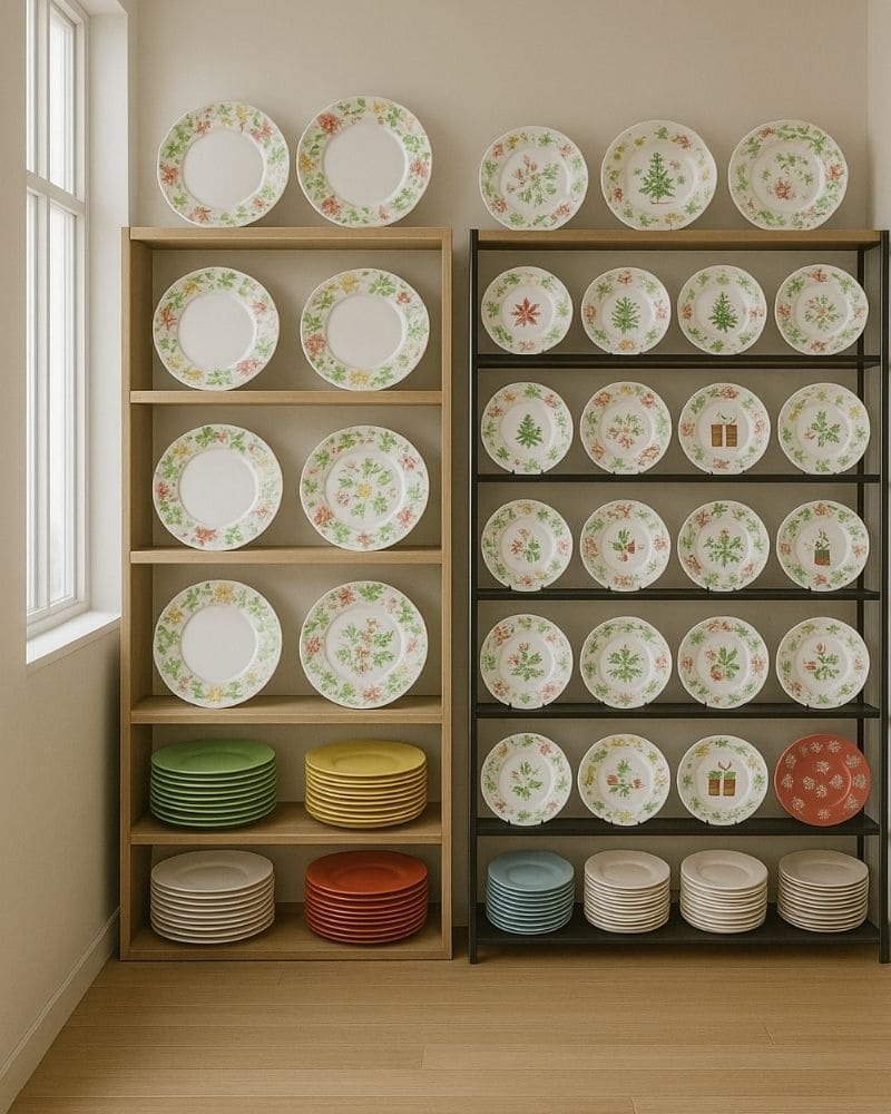 Factory Showroom with Assorted Melamine Plate Designs
