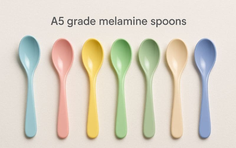 Glossy A5 Melamine Spoons Collection