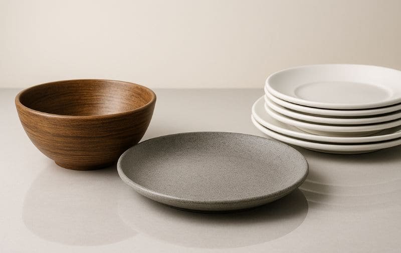 Melamine Dinnerware Style Collage