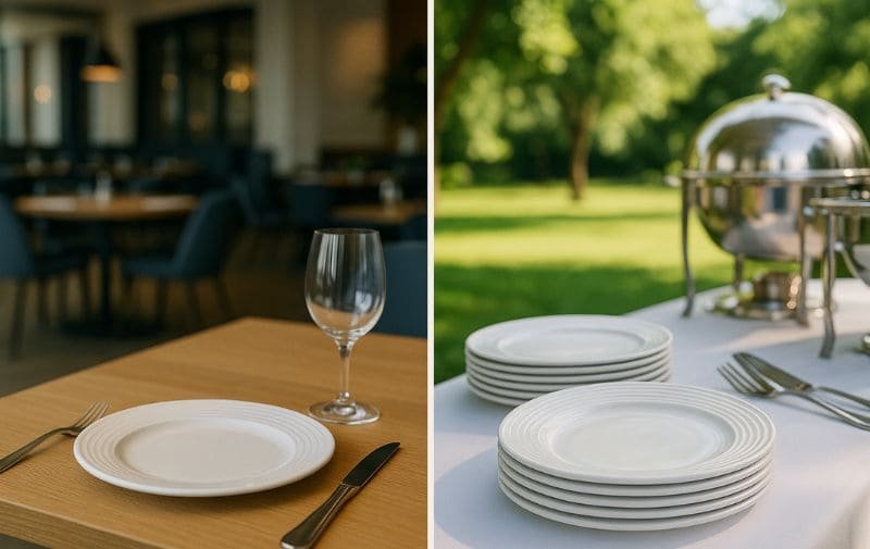 Melamine Dinnerware for Indoor & Outdoor Use