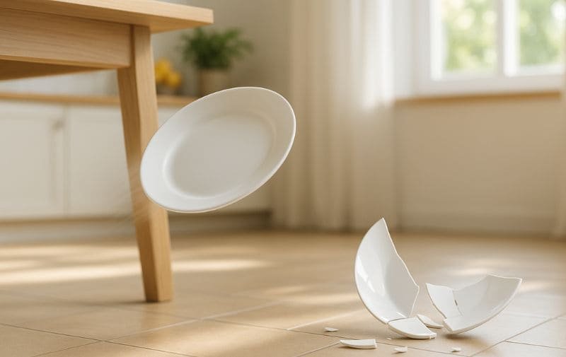 Melamine Plate Durability Stress Test