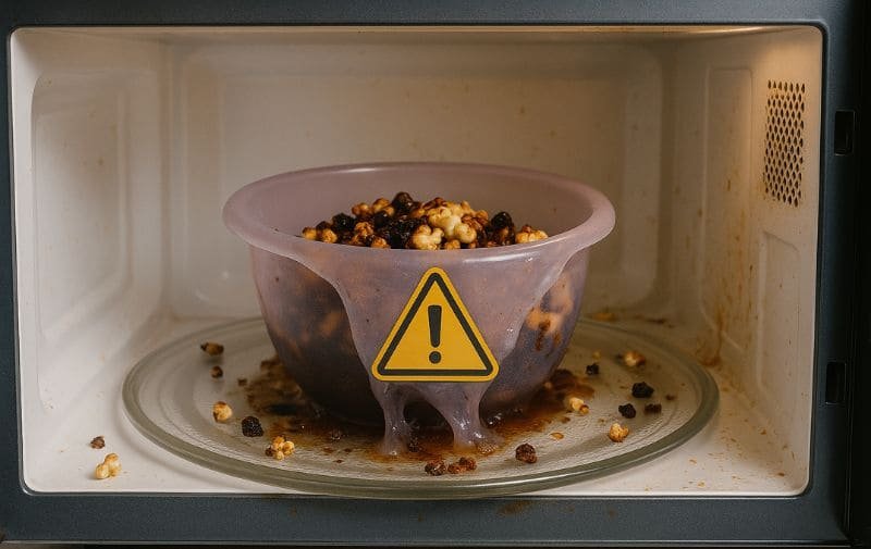 Plastic Bowl Meltdown - Popcorn Heat Hazard