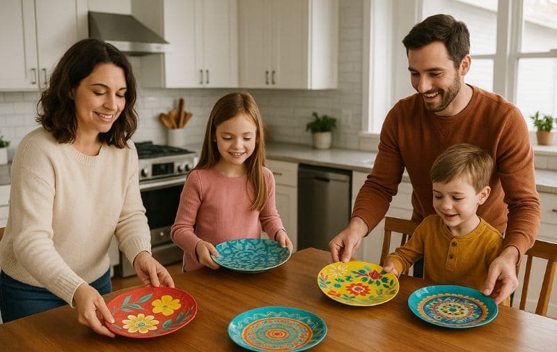 Safe & Stylish Modern Kitchen Using Melamine Plates