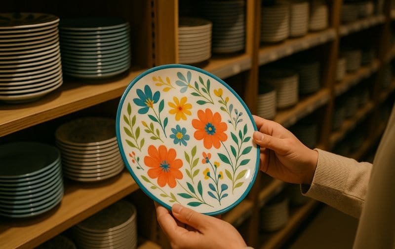 Shopping for a Single Melamine Plate in a Retail Store