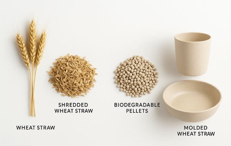 What Is Wheat Straw Dinnerware Made Of