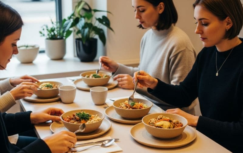 Wheat Straw Dinnerware in Real-World Use