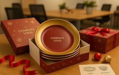 Custom Branded Holiday Dinnerware for Corporate Gifts