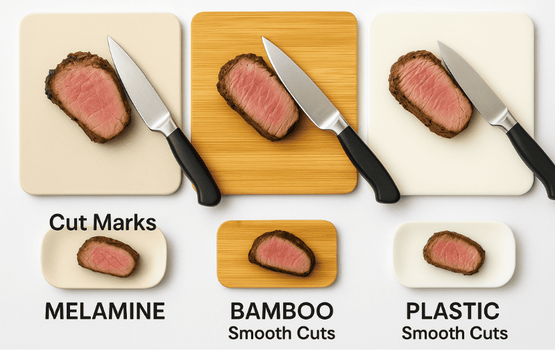 Melamine vs Wood vs Plastic - Cutting Surface Comparison