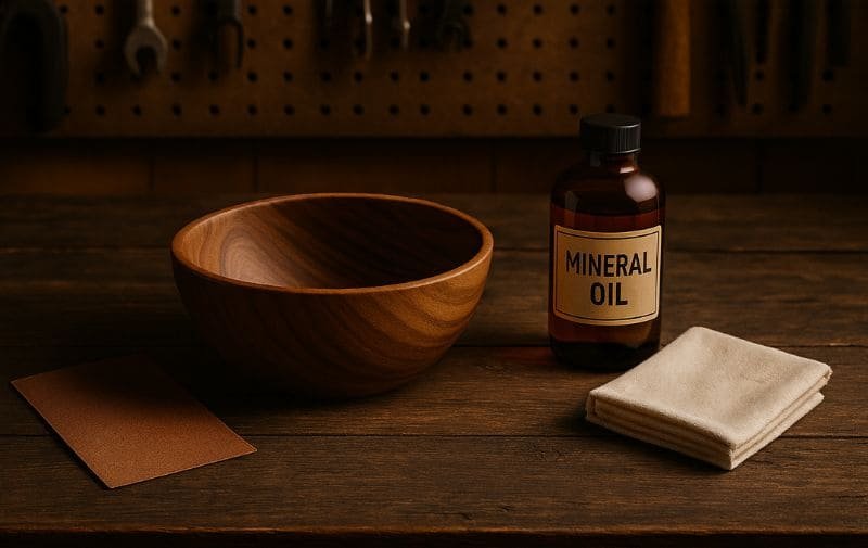 wooden bowl maintenance tool
