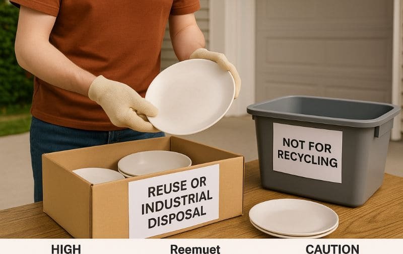 How to Responsibly Dispose of Old Melamine Plates