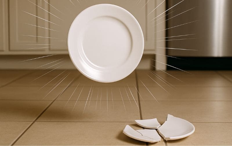 Melamine Plates Under Drop-Test Conditions