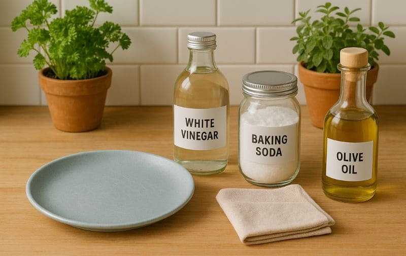 Natural Alternatives Vinegar, Oil & Baking Soda
