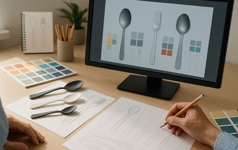 Designing Custom Melamine Spoons and Forks