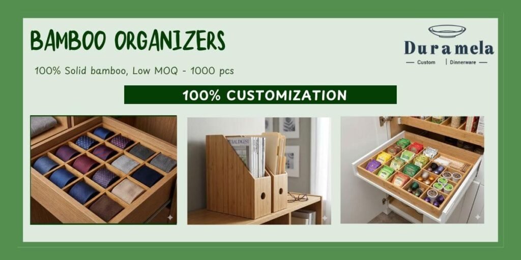 Custom Bamboo Organizers